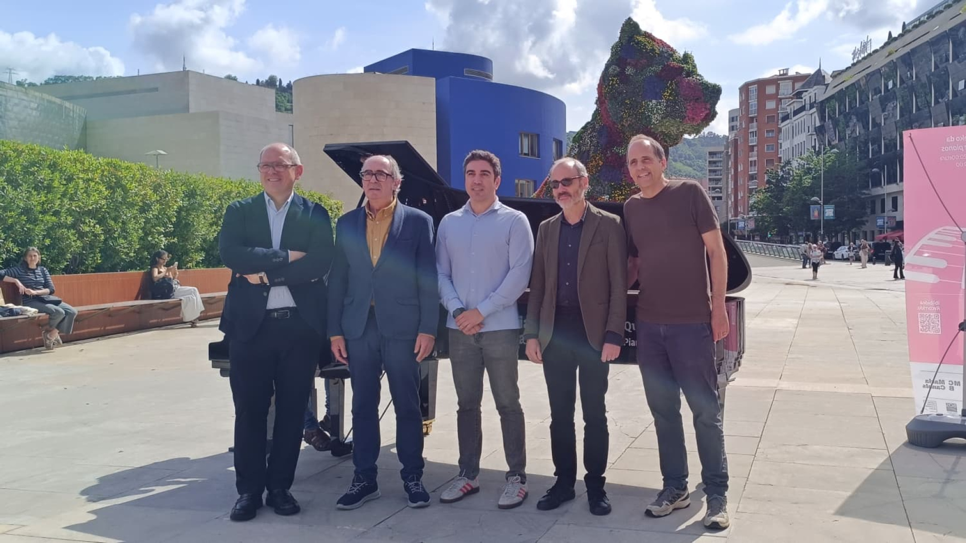 Ocho pianos de cola transforman Bilbao en un gran escenario al aire libre