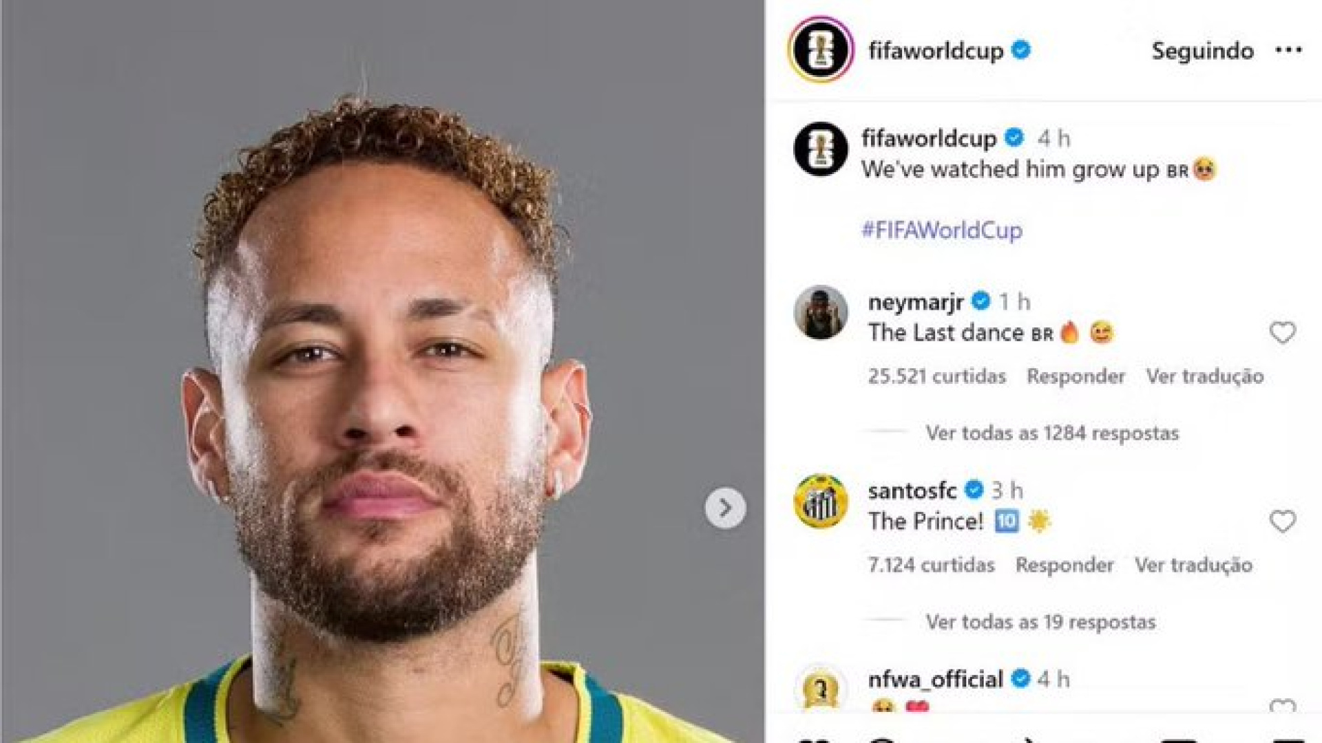 Neymar deja entrever su retirada tras el Mundial: 