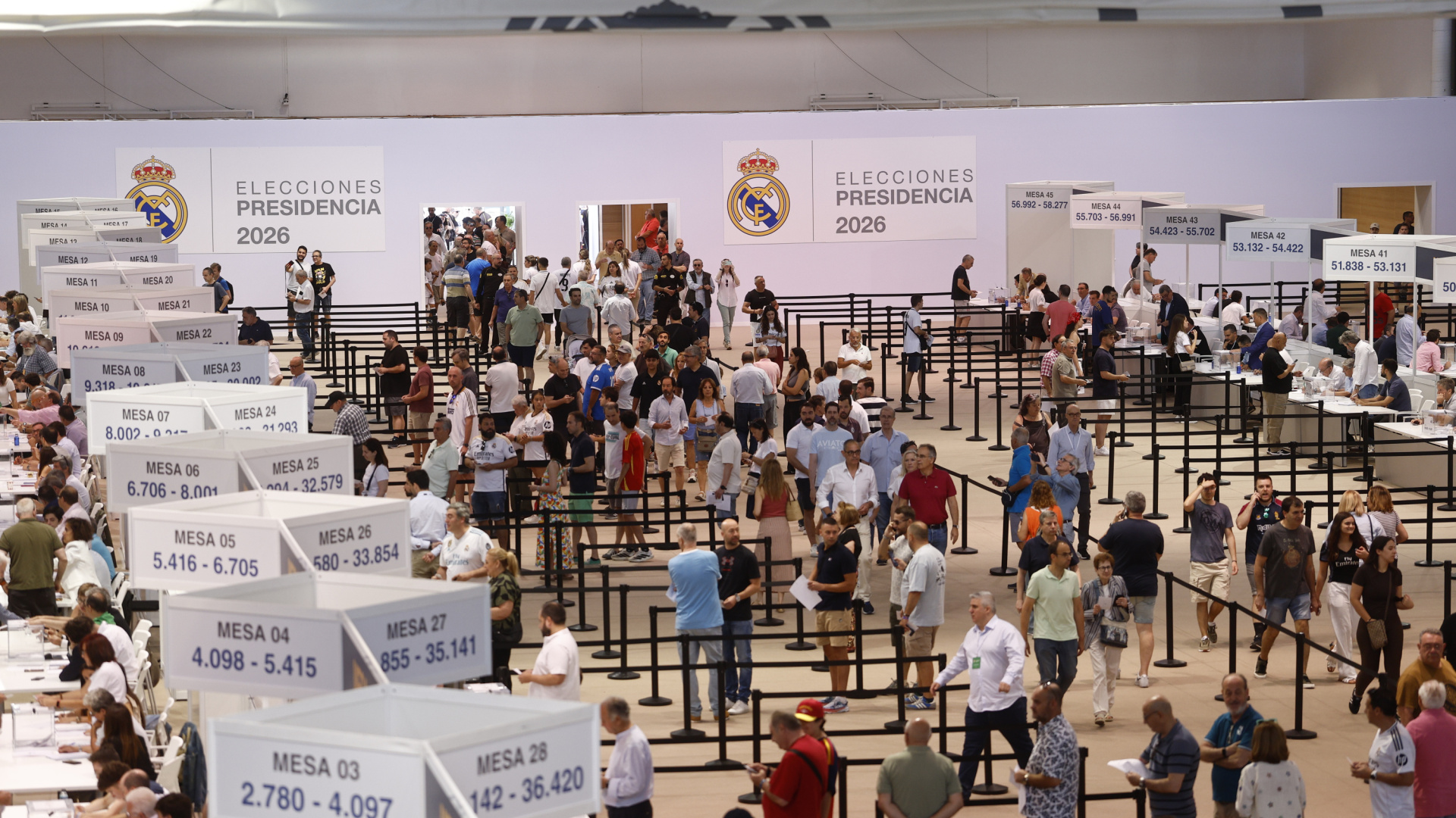 Florentino Pérez toma la delantera en las elecciones del Rea