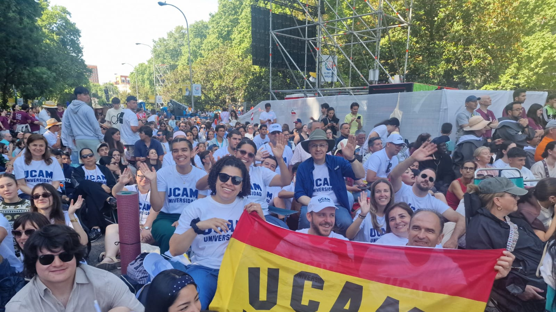 El capellán de la UCAM destaca la "felicidad" del Papa León 