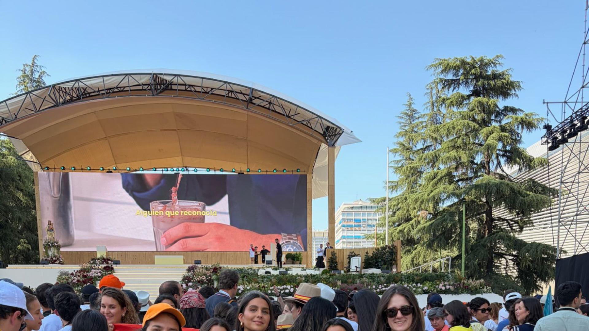 Cristina, tras la visita del Papa: "La imagen de miles de pe