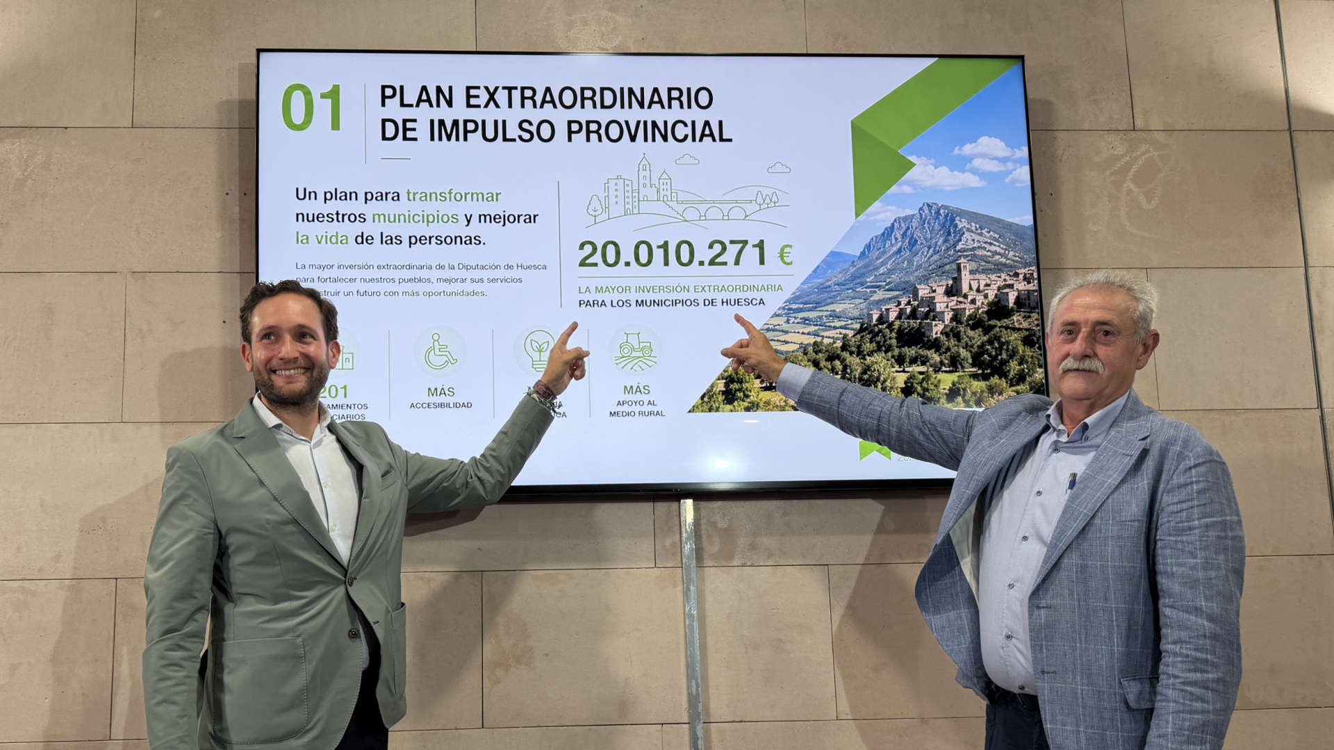 La Diputación de Huesca impulsa el mayor plan de inversión d