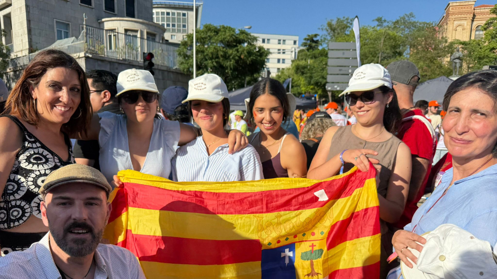 David, tras la visita del Papa: "Vi alegría, y es una lecció