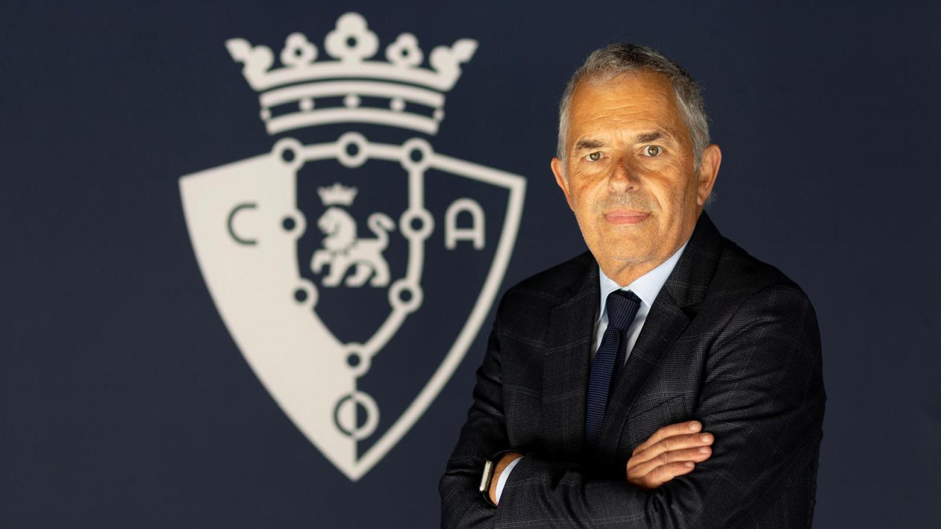 Fran Canal, Osasuna, explica el seguro al descenso