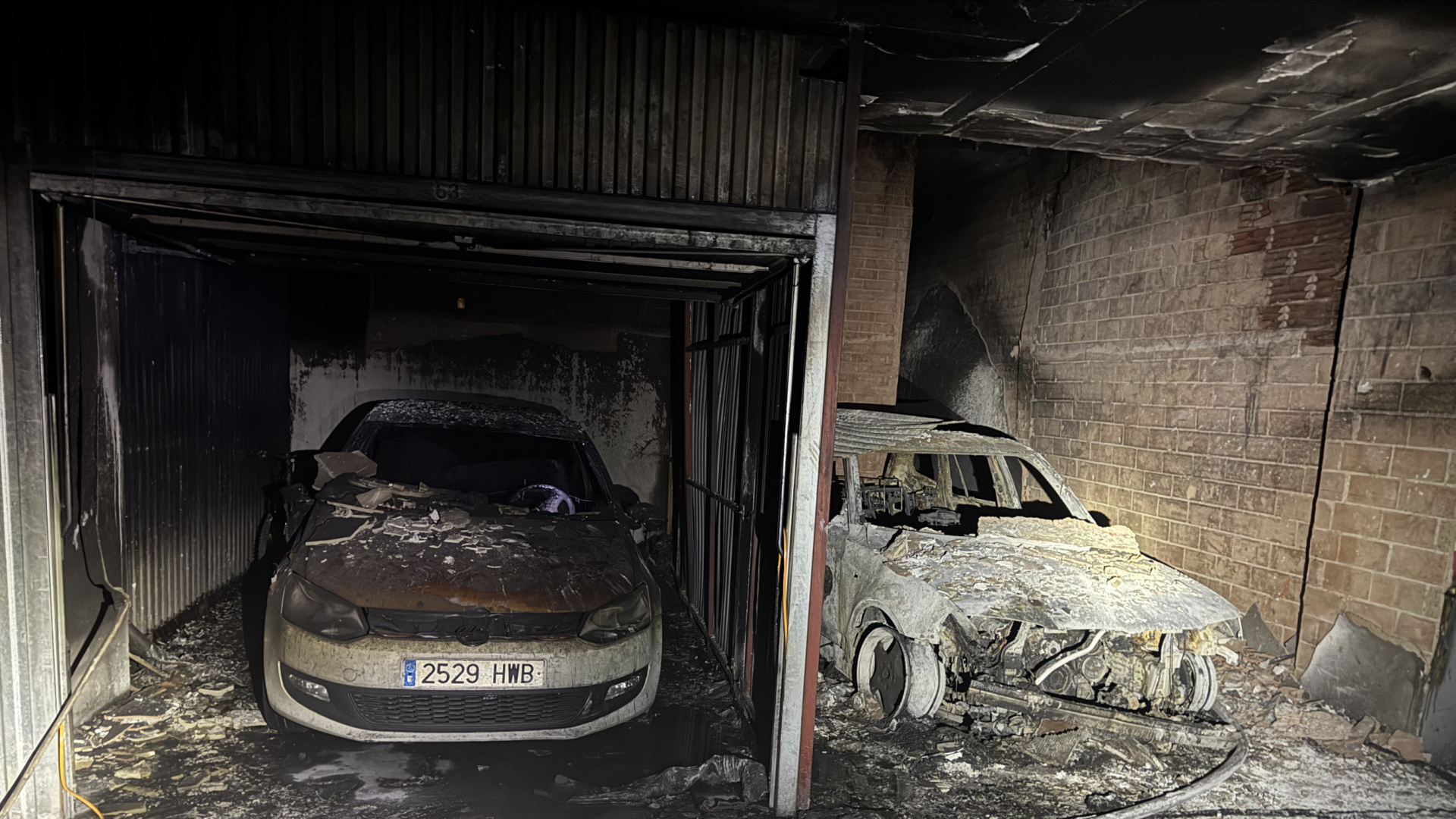 Un incendio en un garaje en Soria obliga al desalojo de doce