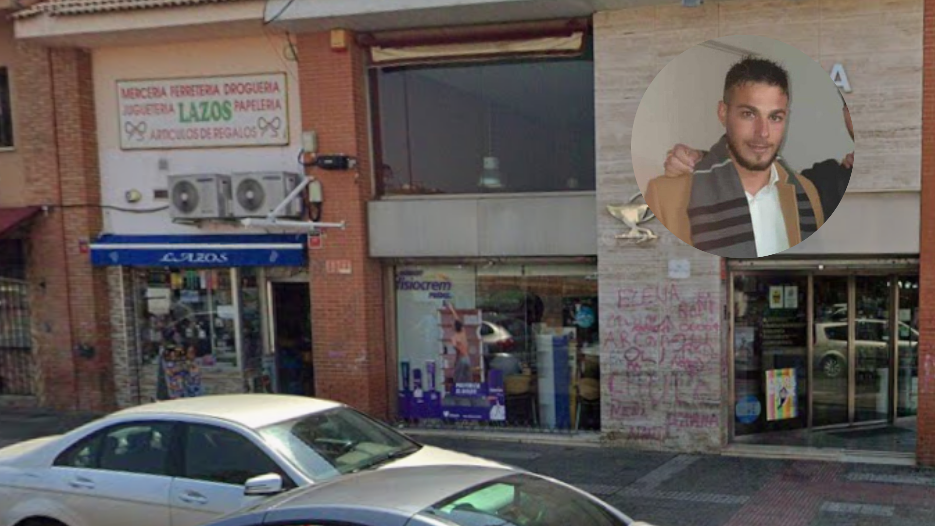 Una cámara graba a David al salir de una tienda en Badajoz: 