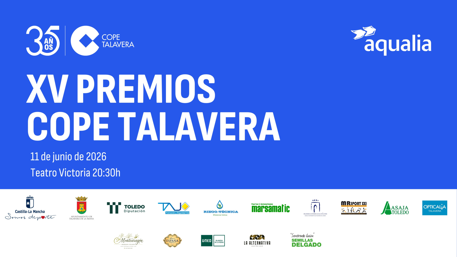 ¿Quiénes son los doce galardonados que impulsan Talavera y s