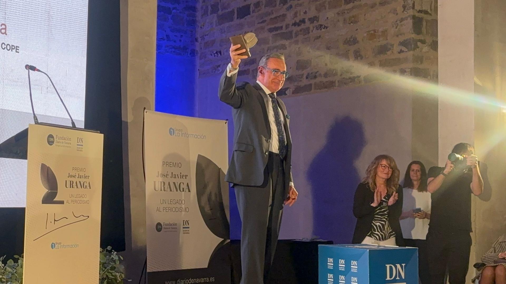 Carlos Herrera reivindica al recibir el premio Jos