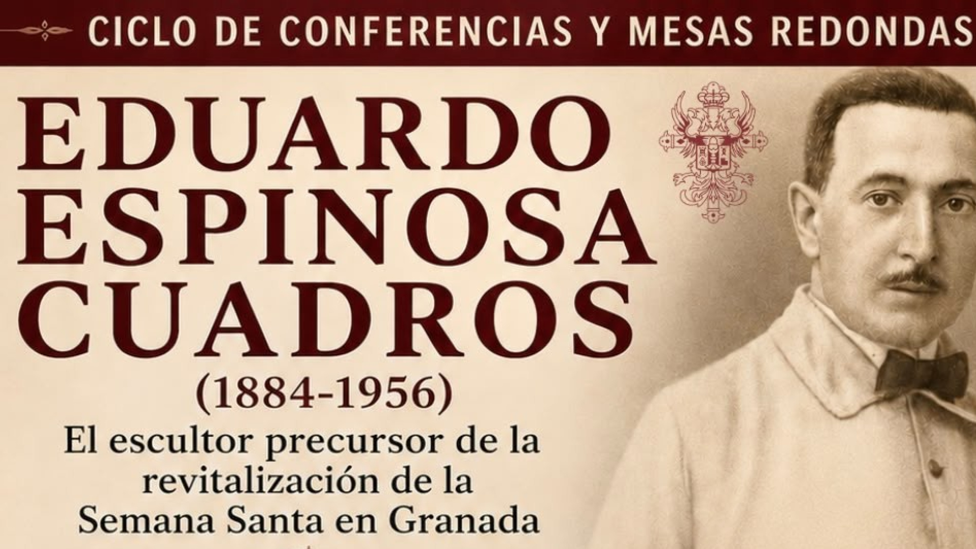 El escultor Espinosa Cuadros protagonista de un ciclo de con
