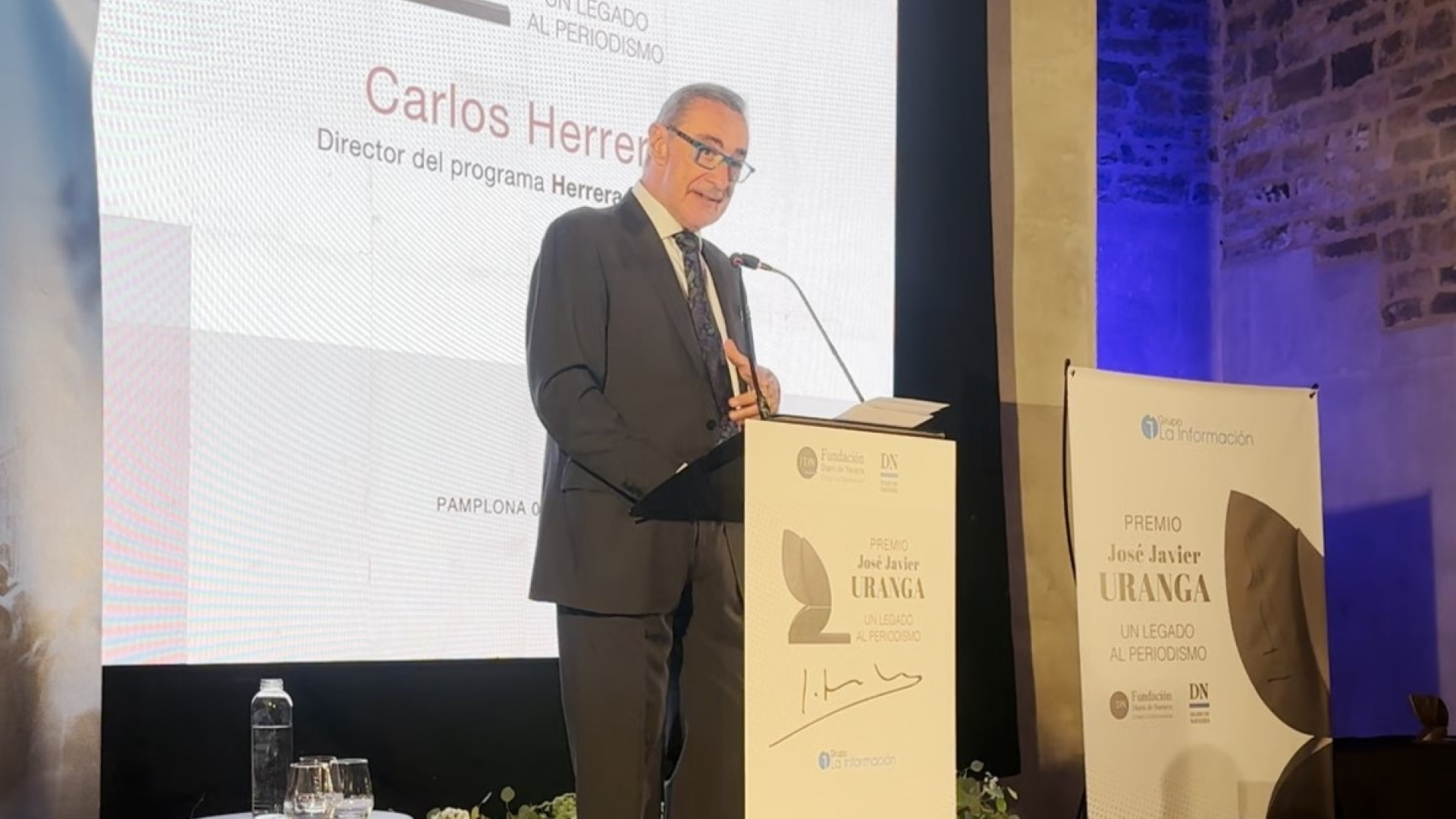 El discurso completo de Carlos Herrera tras recibir el 'prem