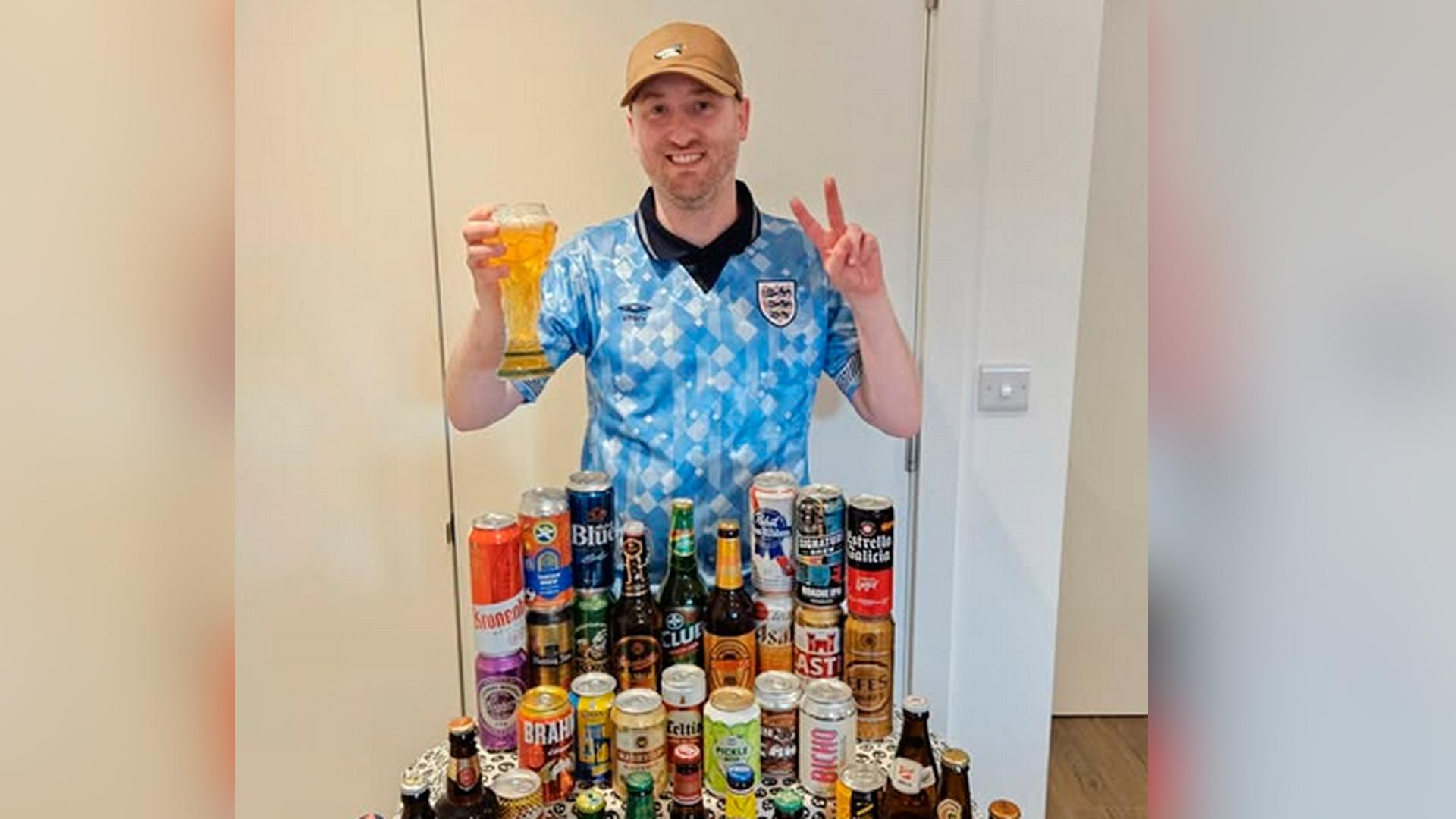 El 'fan viral' de las cervezas de los Mundiales ya