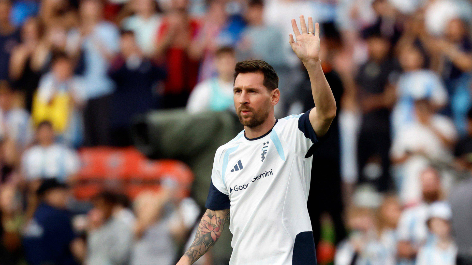 Messi bate otro recórd en la victoria de Argentina