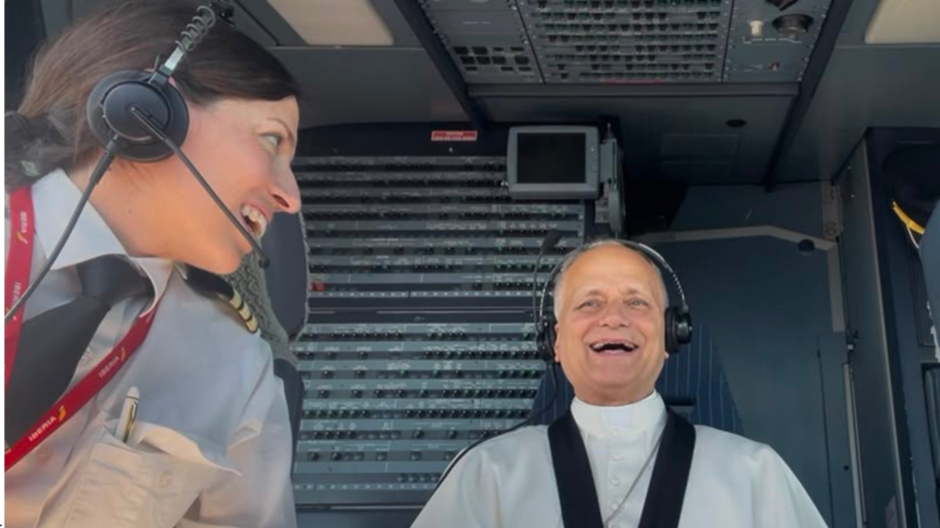 La piloto extremeña del Papa León XIV confiesa: "Se me paró 