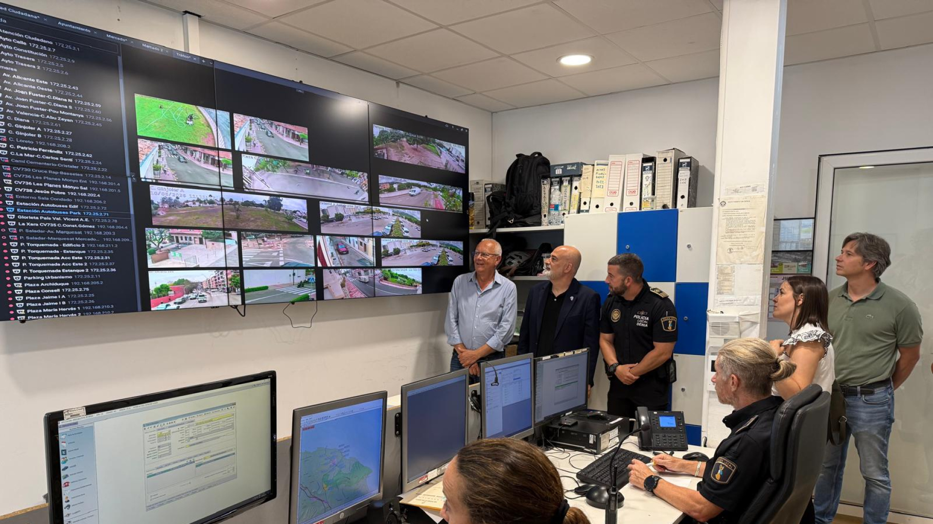 Dénia activa su red de vigilancia inteligente con 250 cámara