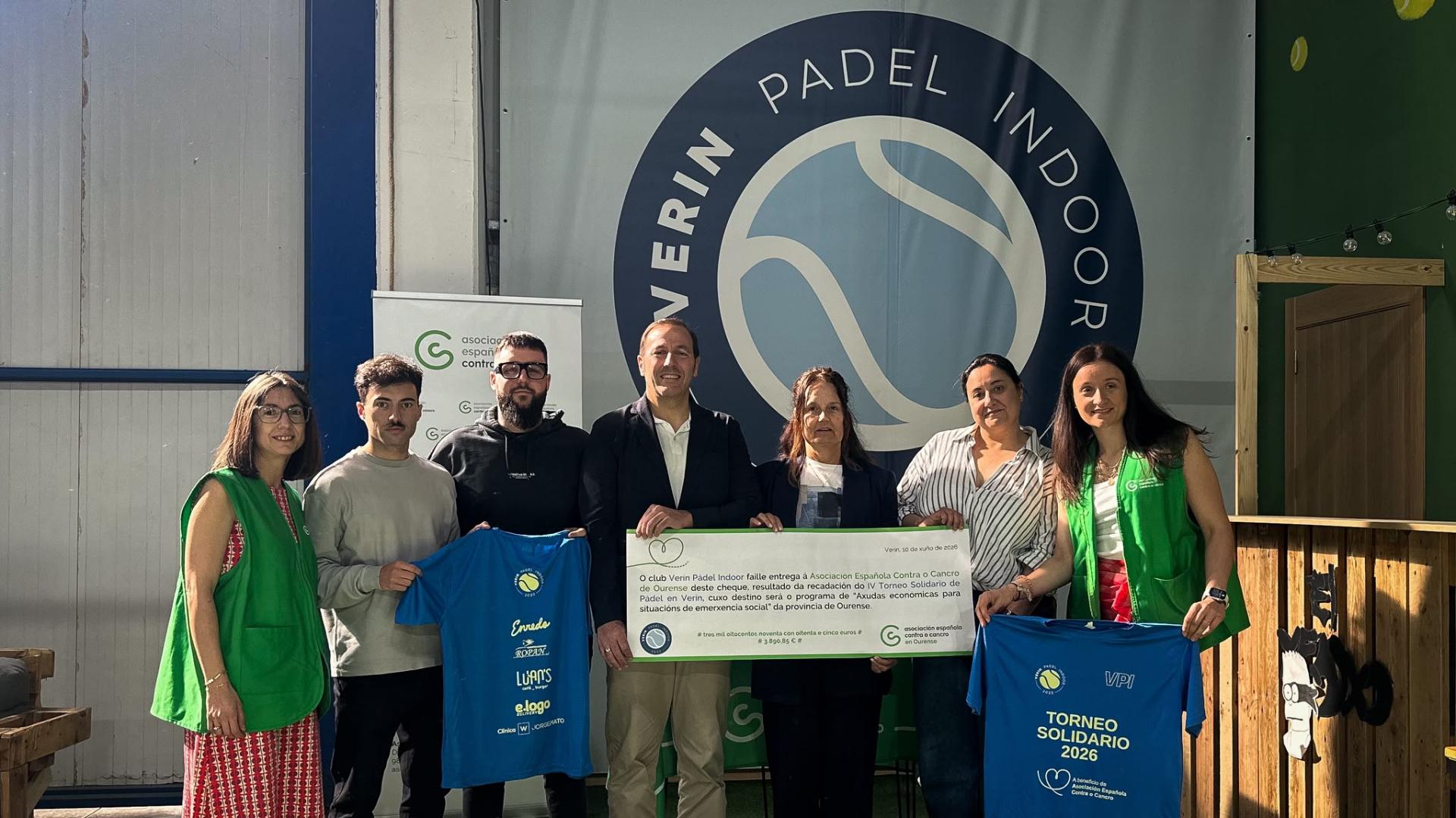El Torneo Solidario de Pádel de Verín (Ourense) recauda alre