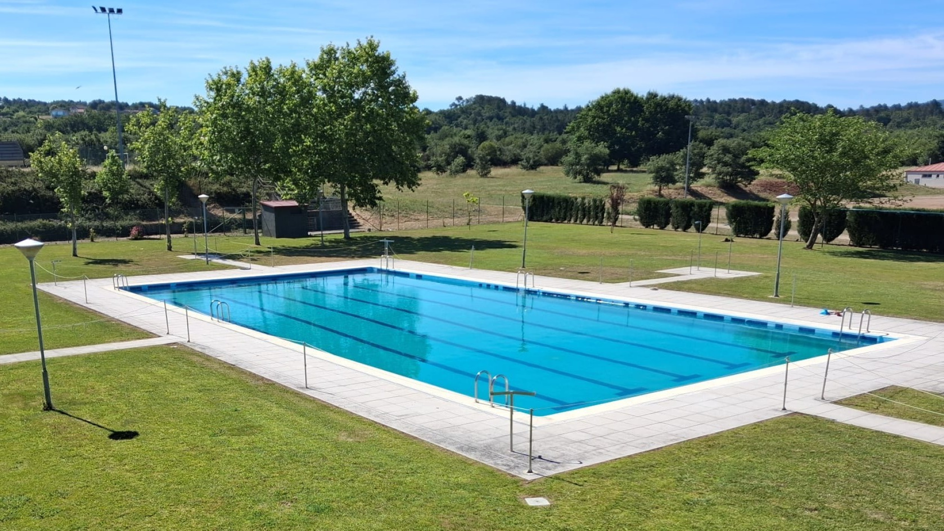 La piscina del Parque Tecnológico de Galicia (Oure