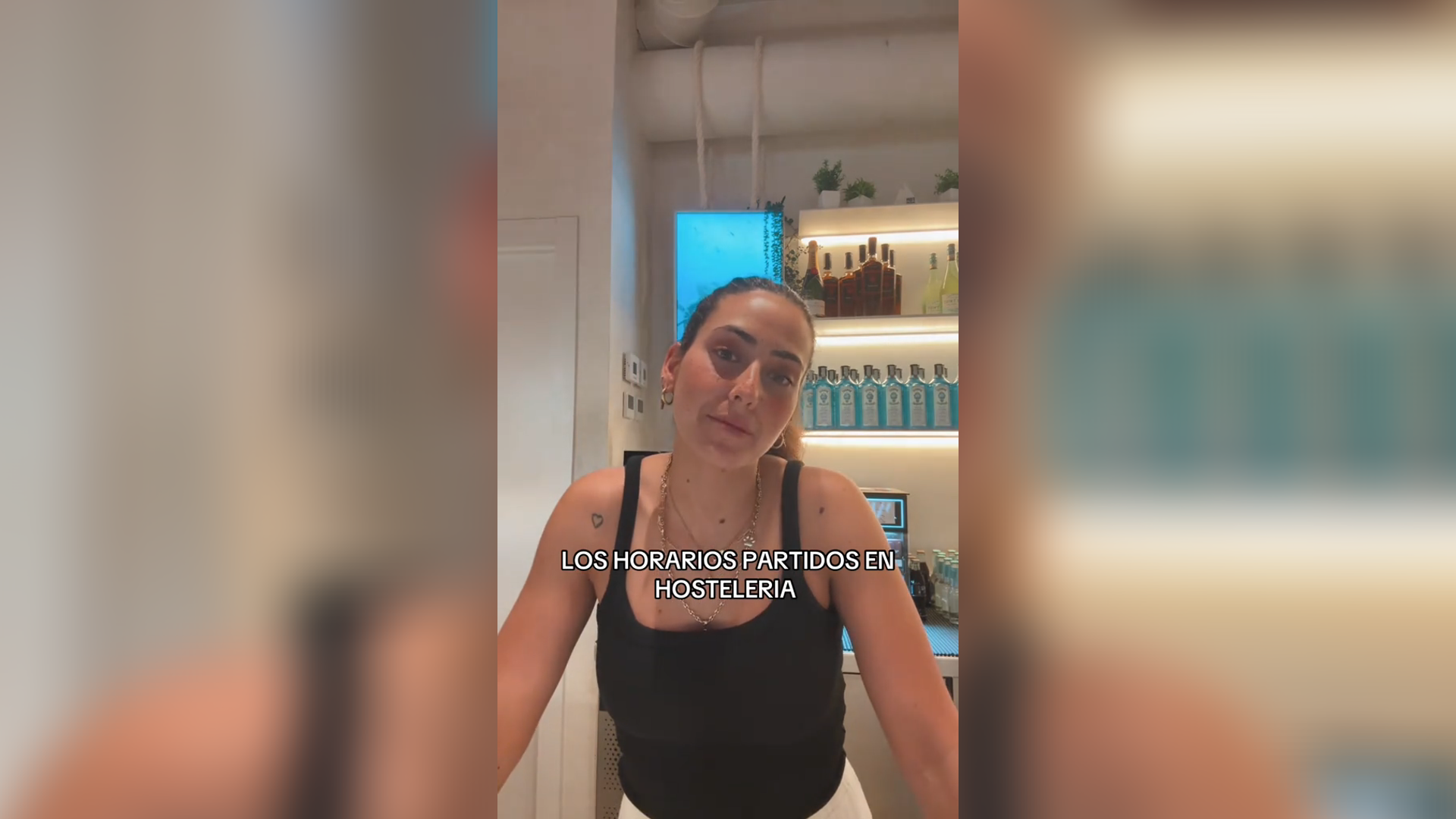 Silvia (27), hostelera: "Los turnos partidos son i