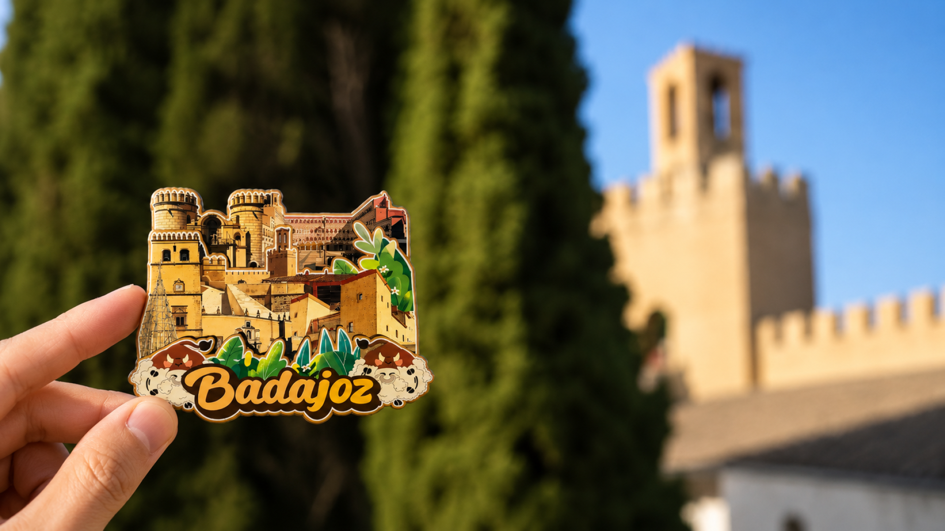 Badajoz se asoma al boom del souvenir: del imán de