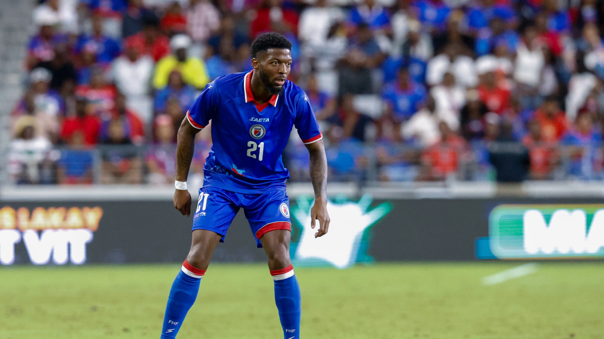 Haití modifica su camiseta tras el veto de la FIFA por una i