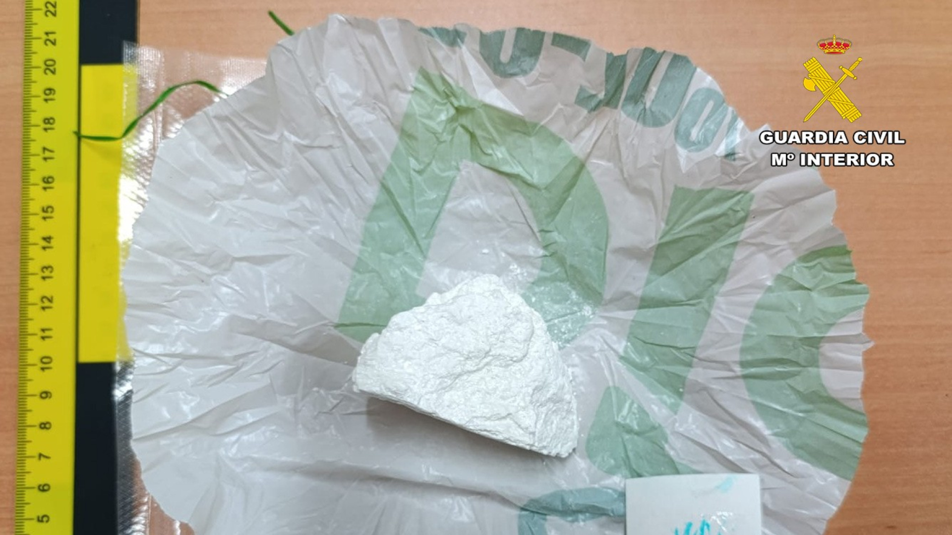 Detenido un hombre de 61 años con 59 gramos de cocaína en un