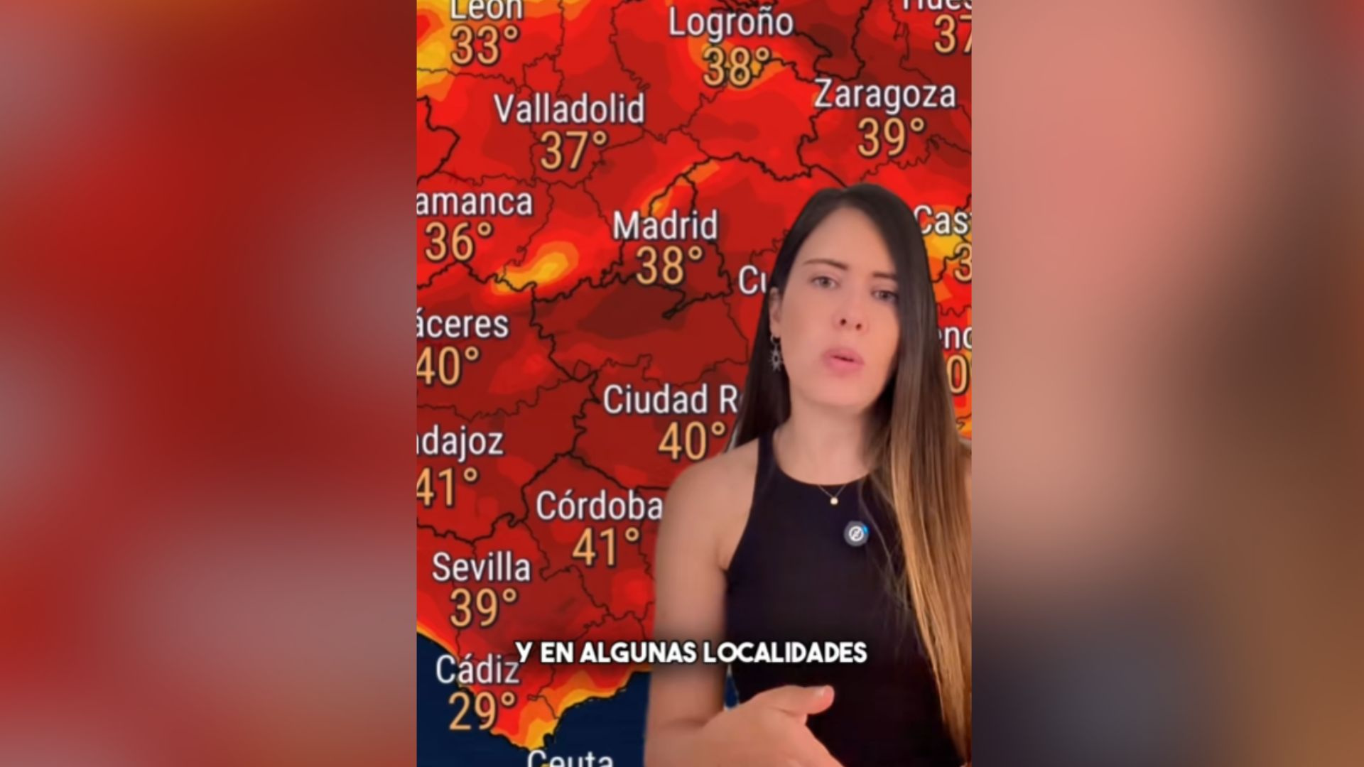 Mar Gómez, meteoróloga: "Este fin de semana la primera ola de calor del verano podría llegar a España con máximas por encima de los 40 grados en algunas zonas"