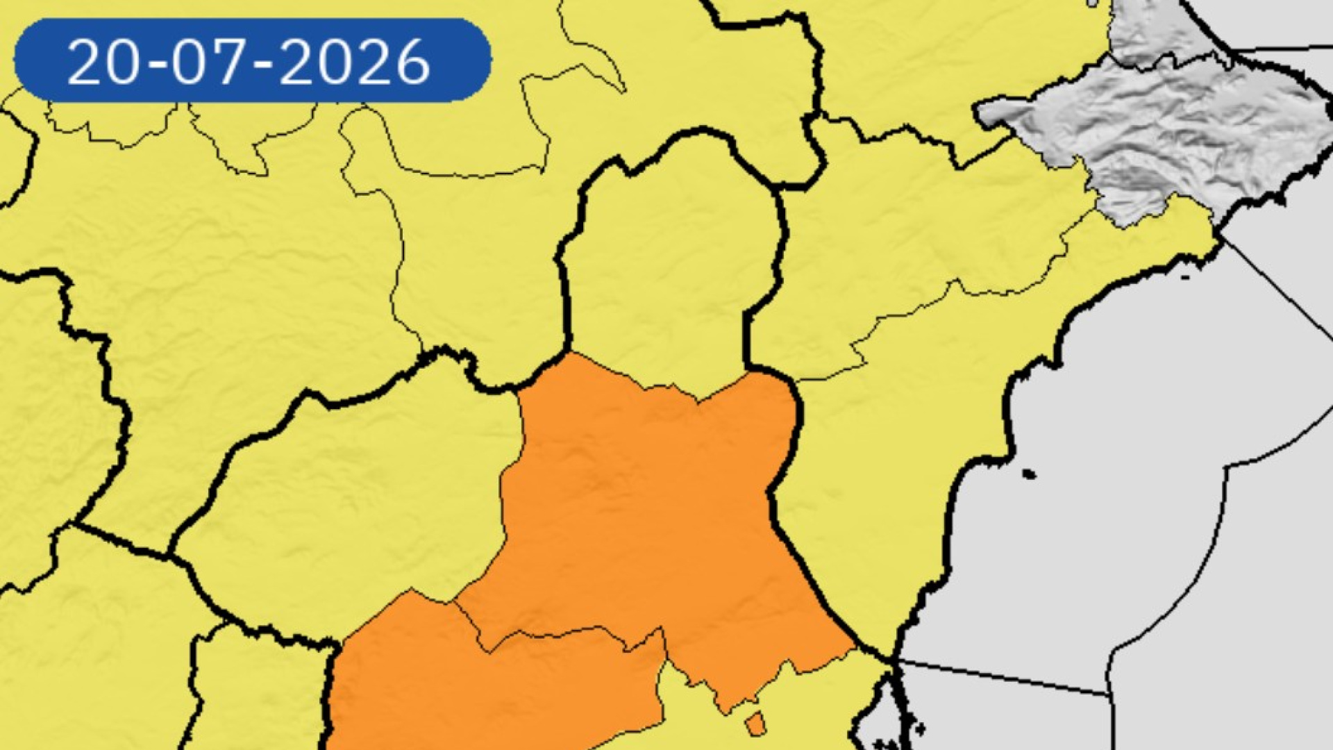El calor sigue intenso y llega a los 41 grados este lunes en la Región de Murcia