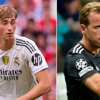 Dean Huijsen y Harry Kane