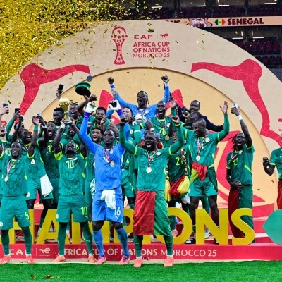 La selección de Senegal celebra la conquista de su segunda Copa África