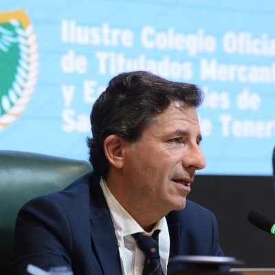 El economista Rubén Gimeno Frechel, Secretario Técnico del REAF del Consejo General de Economistas