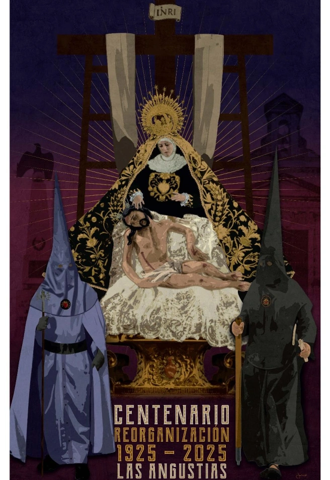 Cartel del Centenario de la Reorganización de las Angustias, obra de Jaime Sánchez