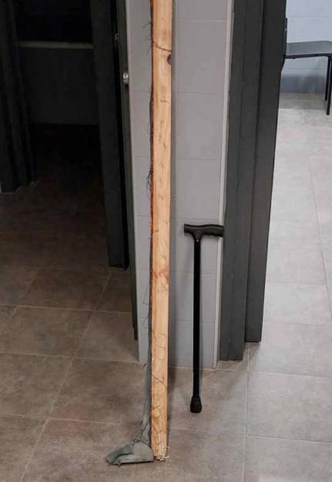 Durante la pelea se emplearon diversos objetos contundentes