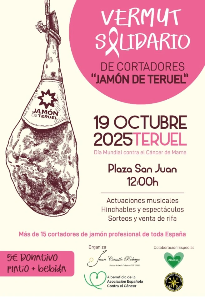 Vermú Solidario de Cortadores de Jamón de Teruel