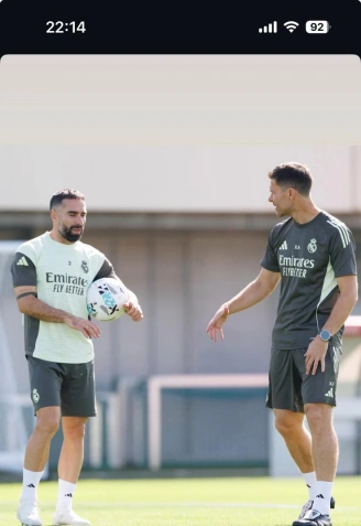 Despedida de Carvajal a Xabi Alonso