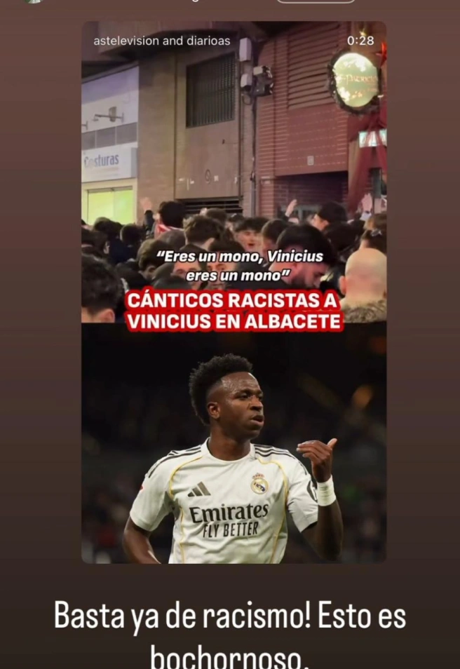 Courtois, en Instragram