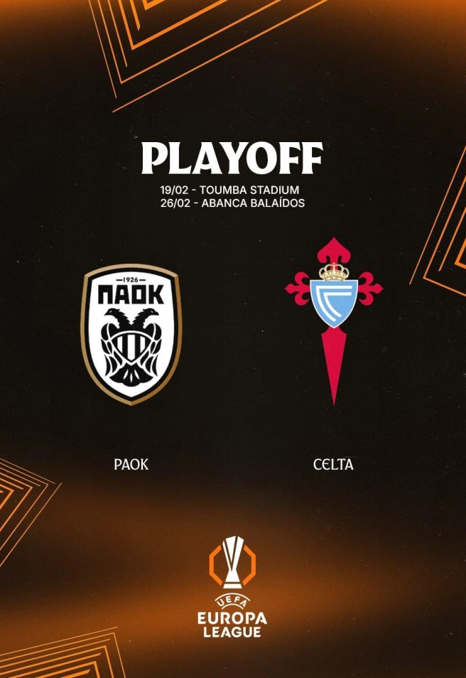 Imagen UEFA del sorteo del playoff