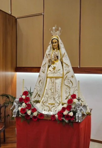 Imagen de la virgen de Begoña de Almáciga, en Tenerife