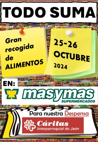 Masymas y Cáritas se unen para alimentar a quienes más lo necesitan, ¿te sumas?