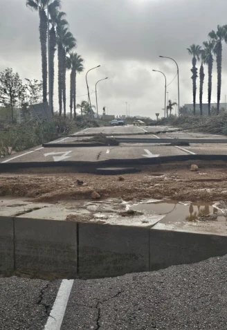 Así están los accesos al circuito Ricardo Tormo de Cheste.