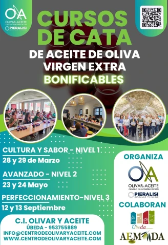 Los cursos de cata 2025 que tiene como objetivo continuar promoviendo y divulgando el conocimiento sobre la calidad del aceite de oliva virgen extra