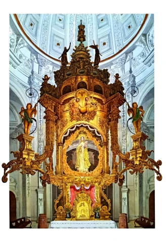 Cuadro del retablo de Ollos Grandes, Pedro Gómez