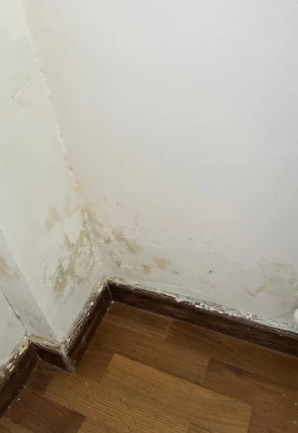 Humedades en una zona interior de una vivienda