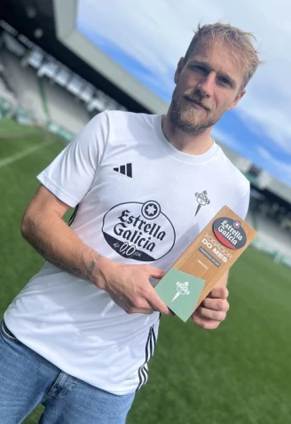 Yoel González jugador del Rácing de Ferrol