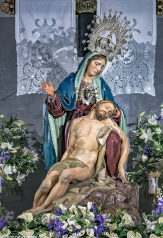 Imagen de la Piedad que se le regaló al Papa Francisco