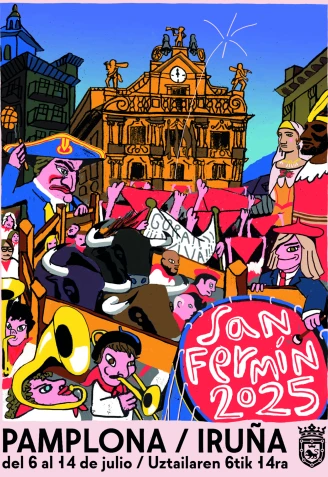 8 Cartel San Fermin. Número 8. Plica 3520. Instantes