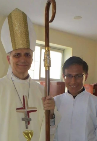 Robert Prevost con Edgar Perales