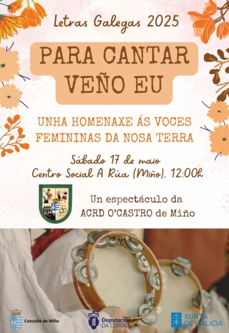 Celebración de las Letras Galegas en Miño