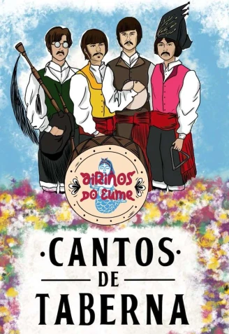 Cartel promocional de la VII edición de Cantos de Taberna, en Pontedeume