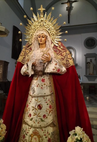 Primitiva talla de la Virgen del Mayor Dolor (Escolapios)