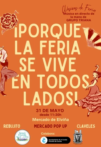 Cartel de la Feria Rociera de Elviña