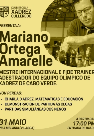 Charla sobre Ajedrez Mariano Ortega